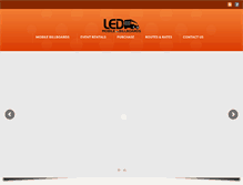 Tablet Screenshot of ledmobilebillboards.com